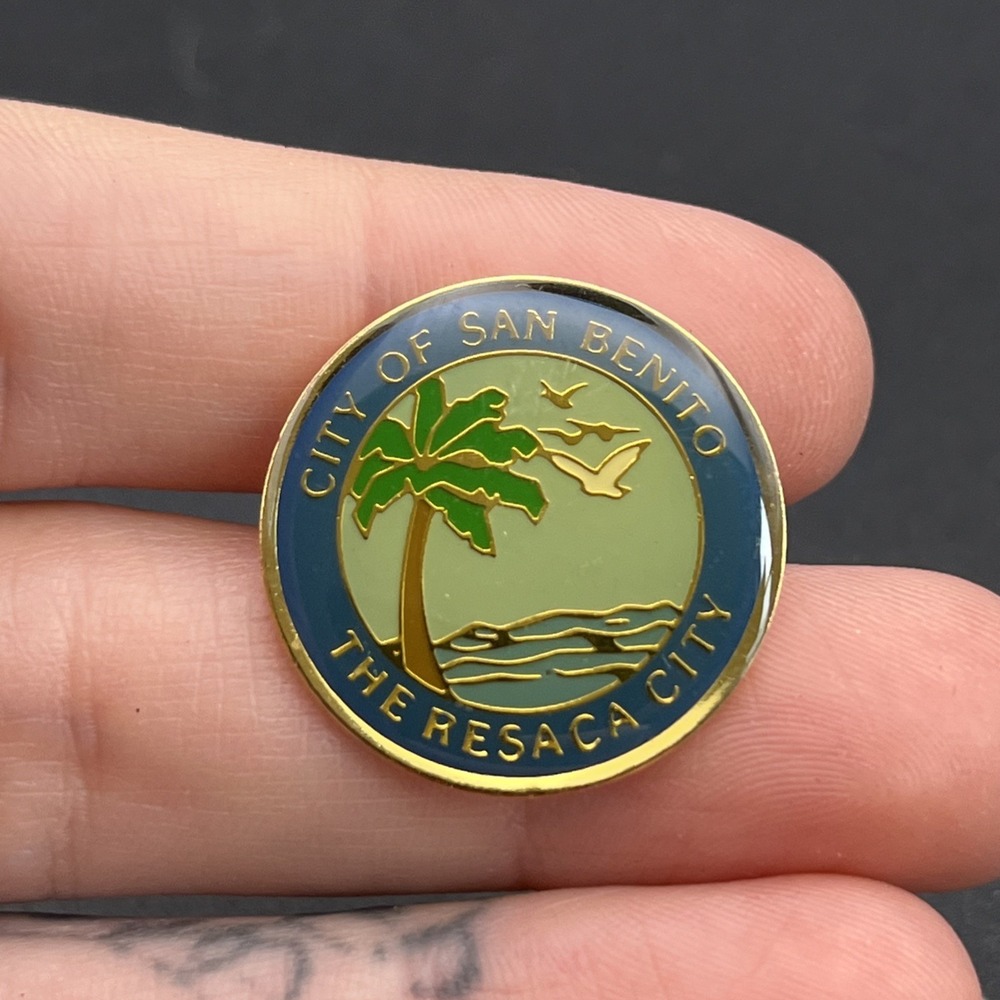 City Of San Benito The Resaca City Lapel Hat Pin